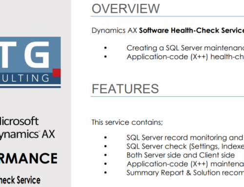 AX Software Health-Check Service has been published on Microsoft AppSource
